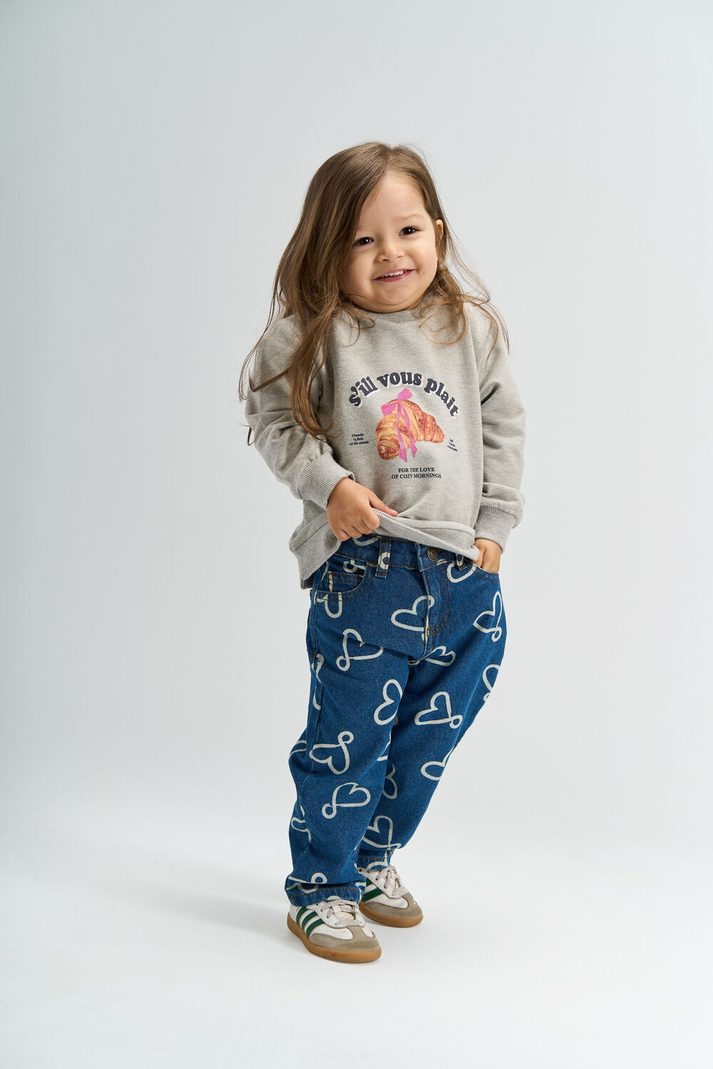 Hellgrau THE NEW Sweatshirt TNSTSOLVEJ - large