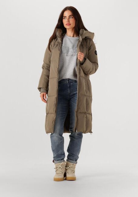 Khaki MOS MOSH Wattierte Jack NOVA SQUARE DOWN COAT - large