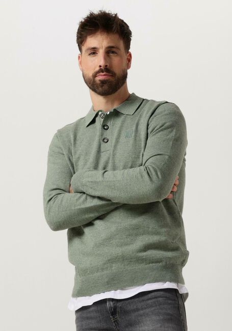 Grüne BUTCHER OF BLUE Polo-Shirt LT CLIFDEN POLO L/S - large