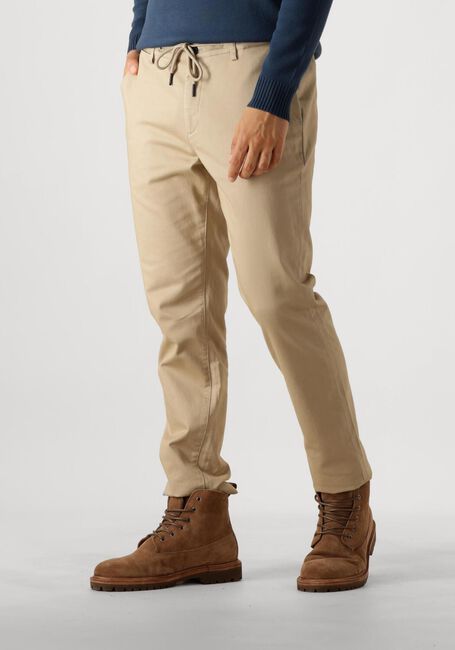Sand DSTREZZED Chino LANCASTER TWILL KNIT TAPERED JOGGER - large