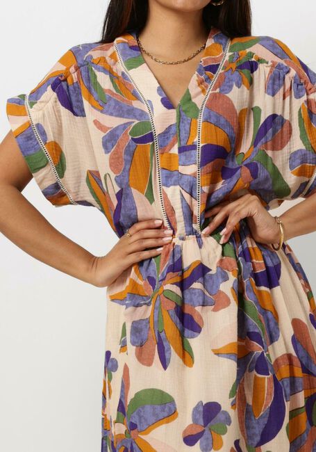 Mehrfarbige/Bunte LOUIZON Maxikleid WISCONSIN - large