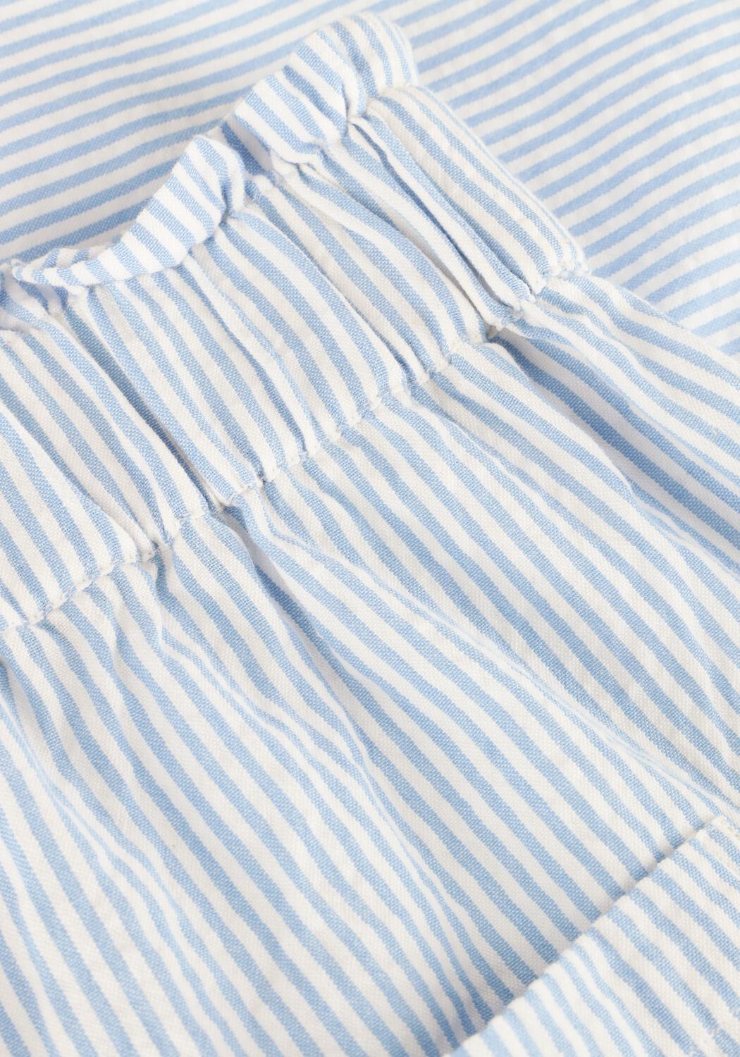 Blaue CIRCLE OF TRUST Kurze Hose GABY SHORT STRIPE - large