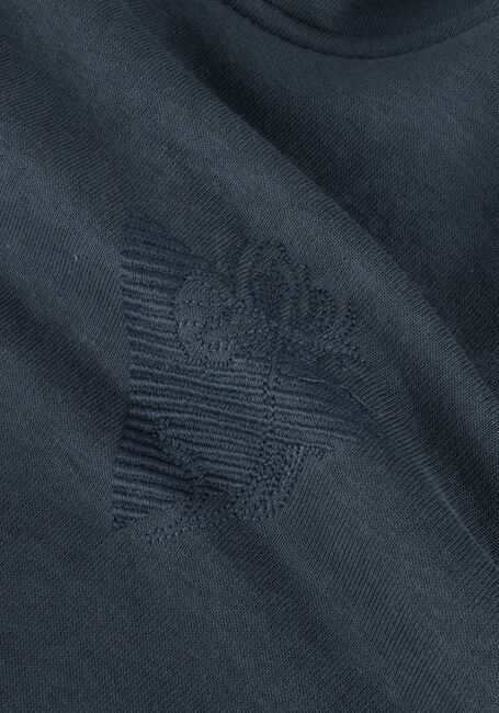 Blaue PUREWHITE Sweatshirt HOODIE WITH FLORAL BACK EMBROIDERY - large