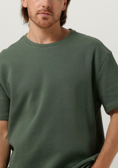 Olive PUREWHITE T-shirt TSHIRT WITH WAFFLE STRUCTURE - large