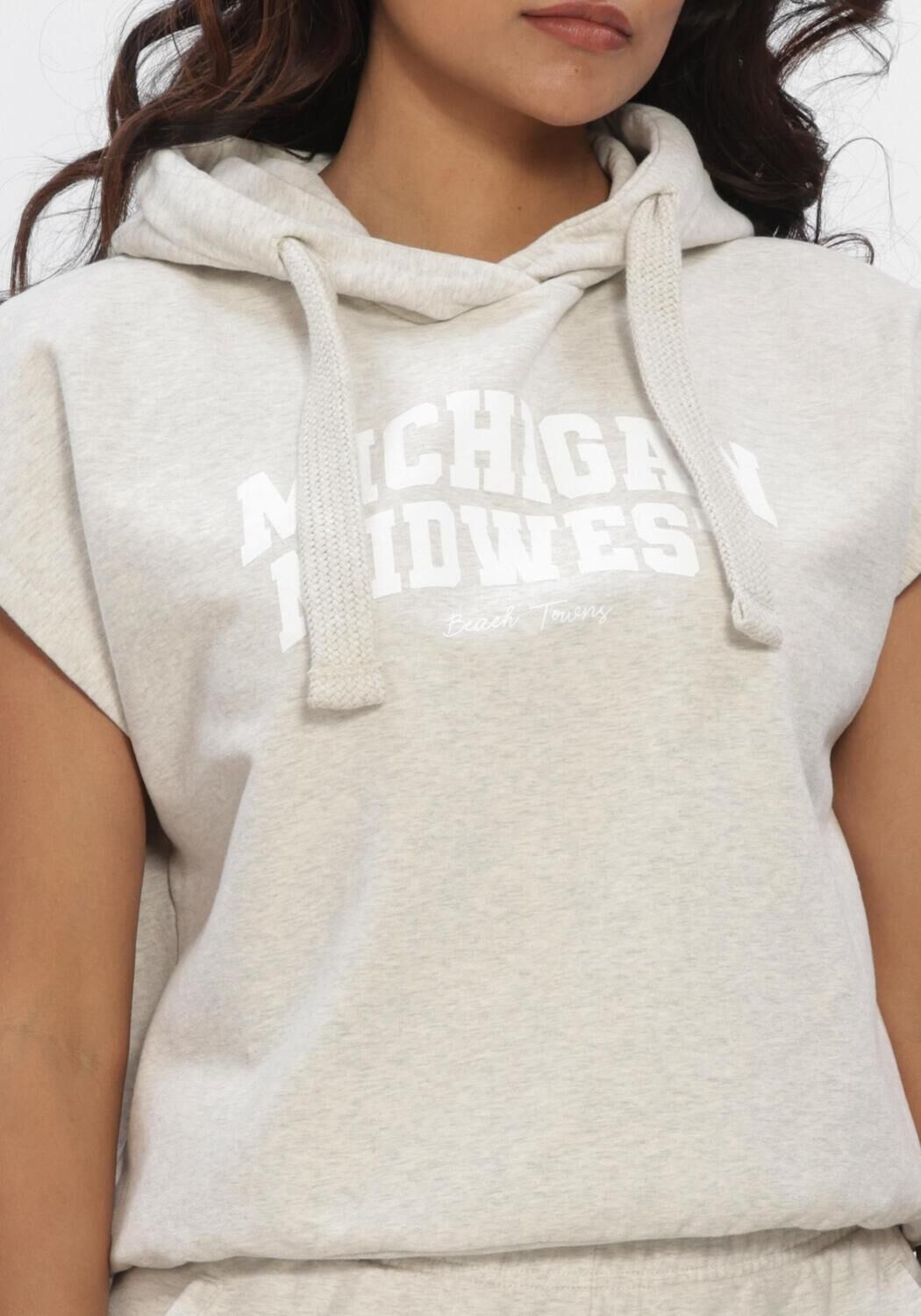 Graue PENN & INK Pullover & Cardigans HOODIE PRINT - large