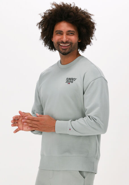 Olive TOMMY JEANS Sweatshirt TJM TONAL ENTRY GRAPHIC CREW - large