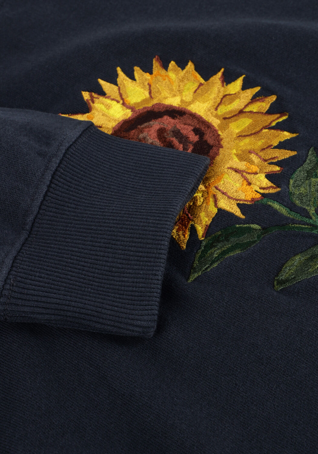 Dunkelblau FOR&Eacute;T Sweatshirt SUN EMBROIDERED SWEATSHIRT - large