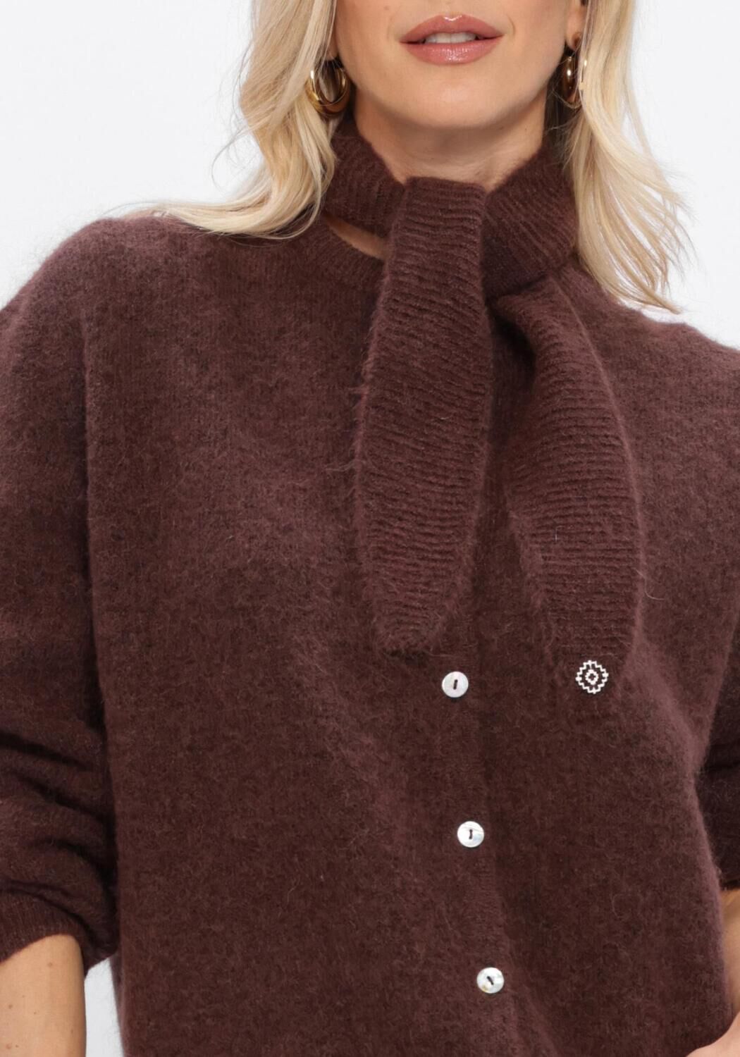 Braune STUDIO ANNELOES Pullover Bibi cardigan - large