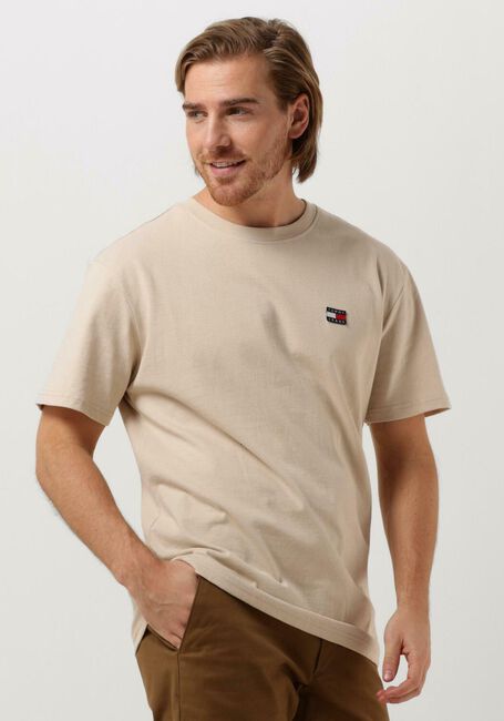 Beige TOMMY JEANS T-shirt TJM CLSC TOMMY XS BADGE TEE - large