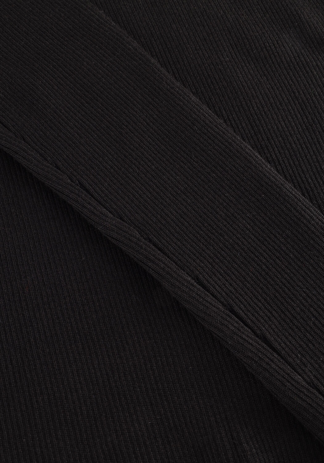 Schwarze CALVIN KLEIN Rollkragenpullover WOVEN LABEL ROLL NECK - large