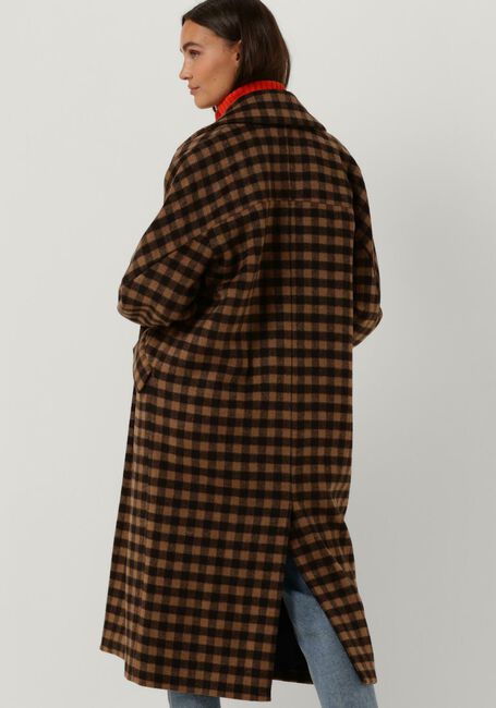 Braune SELECTED FEMME Mäntel NEW ELEMENT WOOL COAT B - large