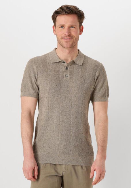 Beige PROFUOMO Polo-Shirt POLO SHORT SLEEVE - large