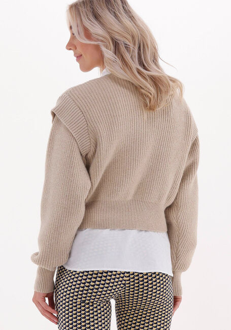 Sand COLOURFUL REBEL Pullover TOBY SLEEVE DETAIL KNITWEAR SWEATER - large