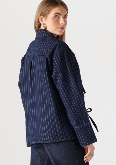 Dunkelblau NEO NOIR Blusen STARLIE STRIPE SHIRT - large