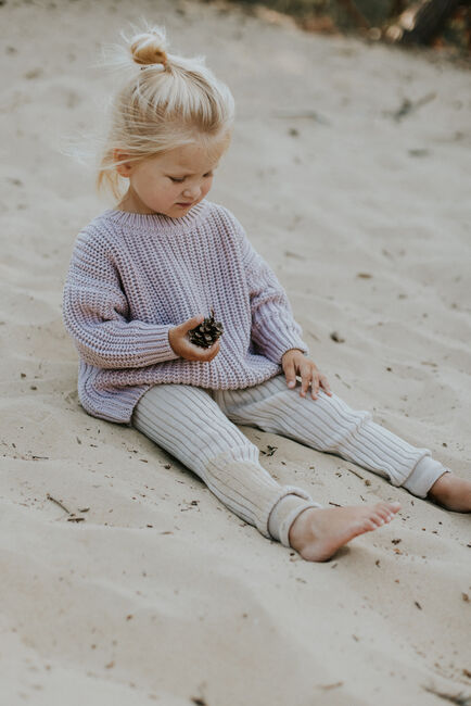 Lila YUKI KIDSWEAR Pullover CHUNKY KNITTED SWEATER - large