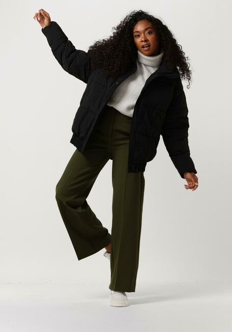 Schwarze ANOTHER LABEL Wattierte Jack MILLE OVERSIZED PUFFER - large