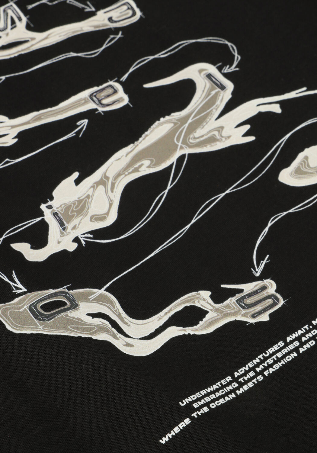 Schwarze MALELIONS T-shirt SIGN T-SHIRT - large