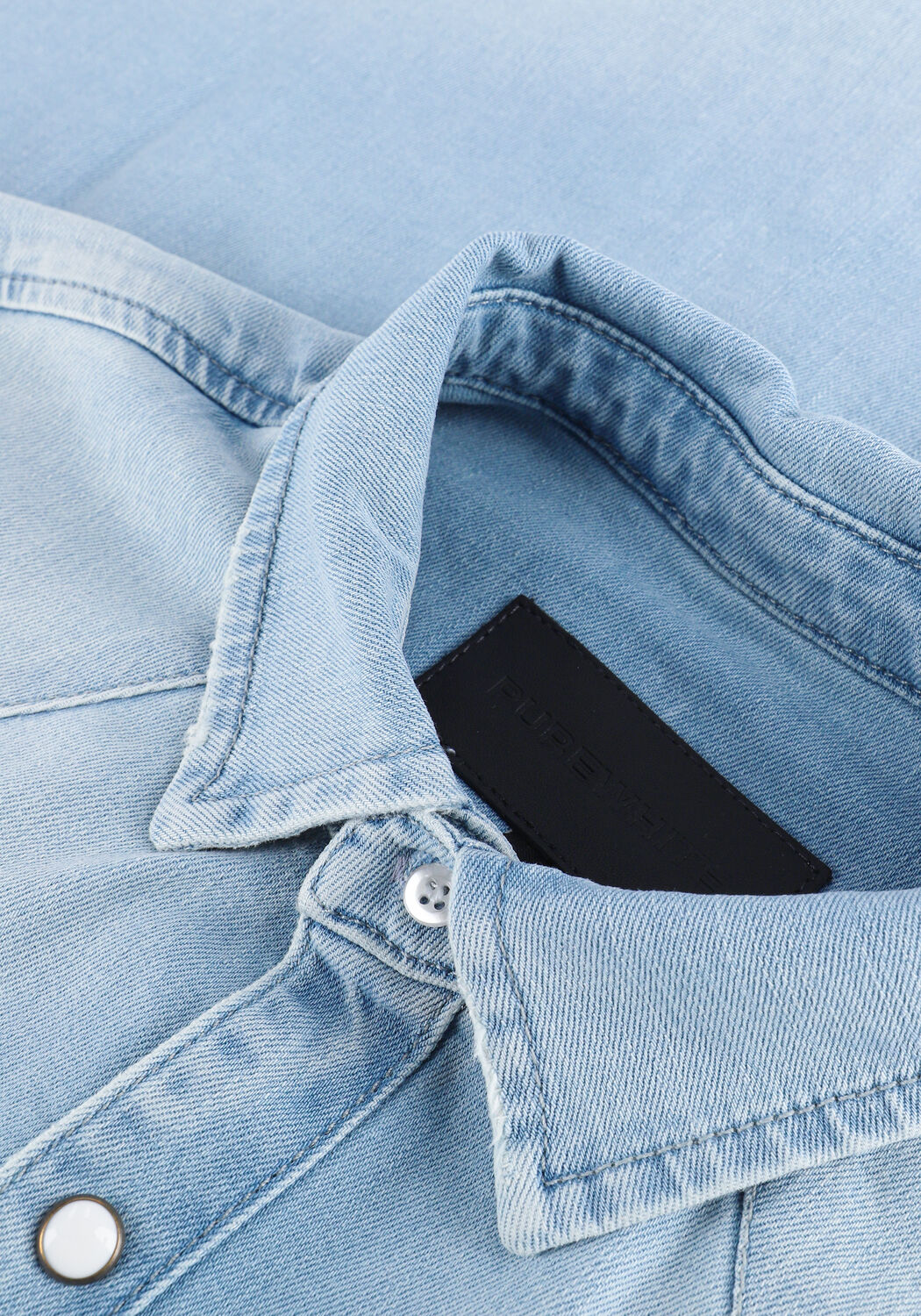 Blaue PUREWHITE Casual-Oberhemd 22010211 - large