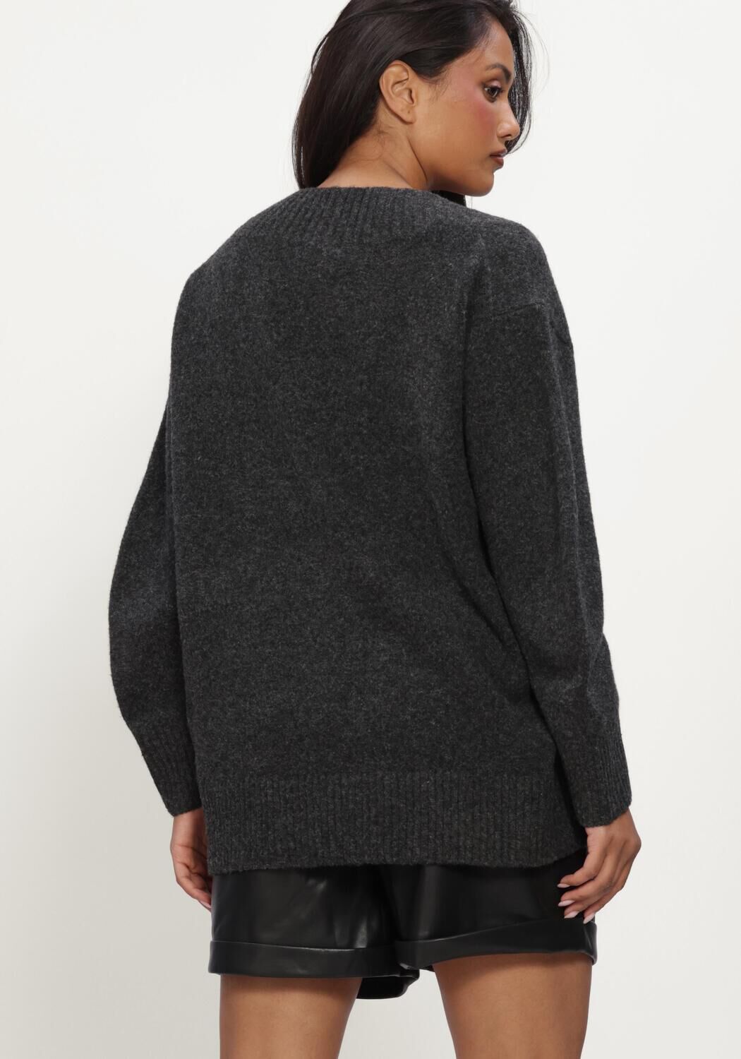 Dunkelgrau OMODA ATELIER Pullover OM-DELPHINE X QUINTY - large