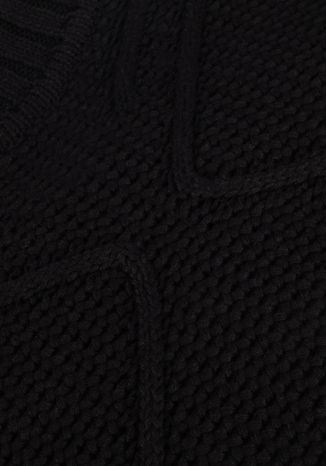 Schwarze OBJECT Pullover HARVEY L/S KNIT - large