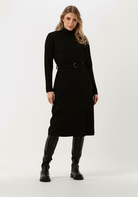 Schwarze SIMPLE Midikleid EEF JER-RAYON-22-3 - large