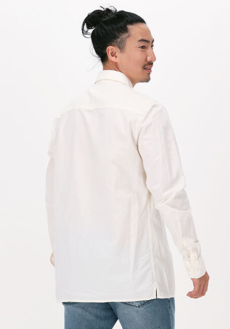 Weiße SELECTED HOMME Casual-Oberhemd SLHREGAXEL SHIRT LS SEERSUCKER - large