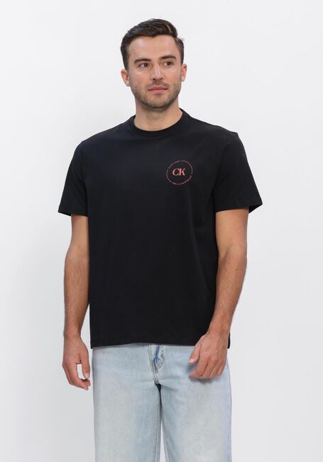 Schwarze CALVIN KLEIN T-shirt 30S EU WHOLESALE JEANS GRAPHICS - large