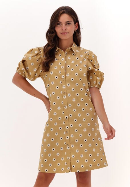 Ocker MODSTRÖM Minikleid ROSSA PRINT DRESS - large