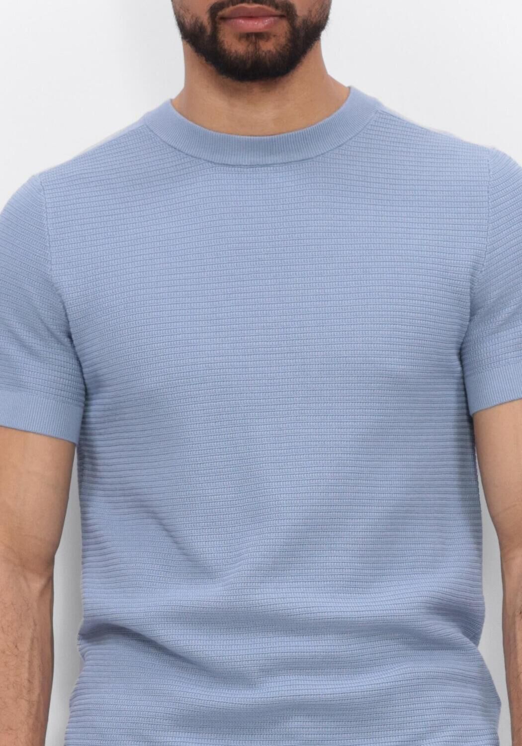 Blaue SAINT STEVE T-shirt HEIN - large