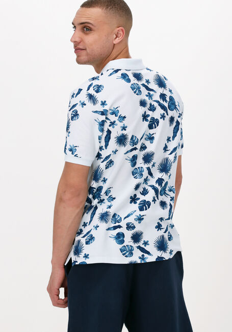 Weiße SCOTCH & SODA Casual-Oberhemd PRINTED PIQUE POLO IN ORGANIC COTTON - large