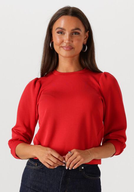 Rote SELECTED FEMME T-shirt SLFTENNY 3/4 SWEAT TOP - large