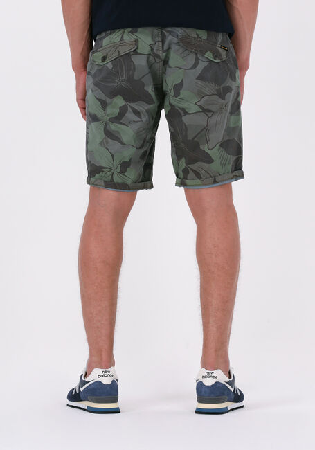 Grüne PME LEGEND Kurze Hose TWIN WASP CHINO SHORTS FINE TWILL ALL-OVER DESSIN - large