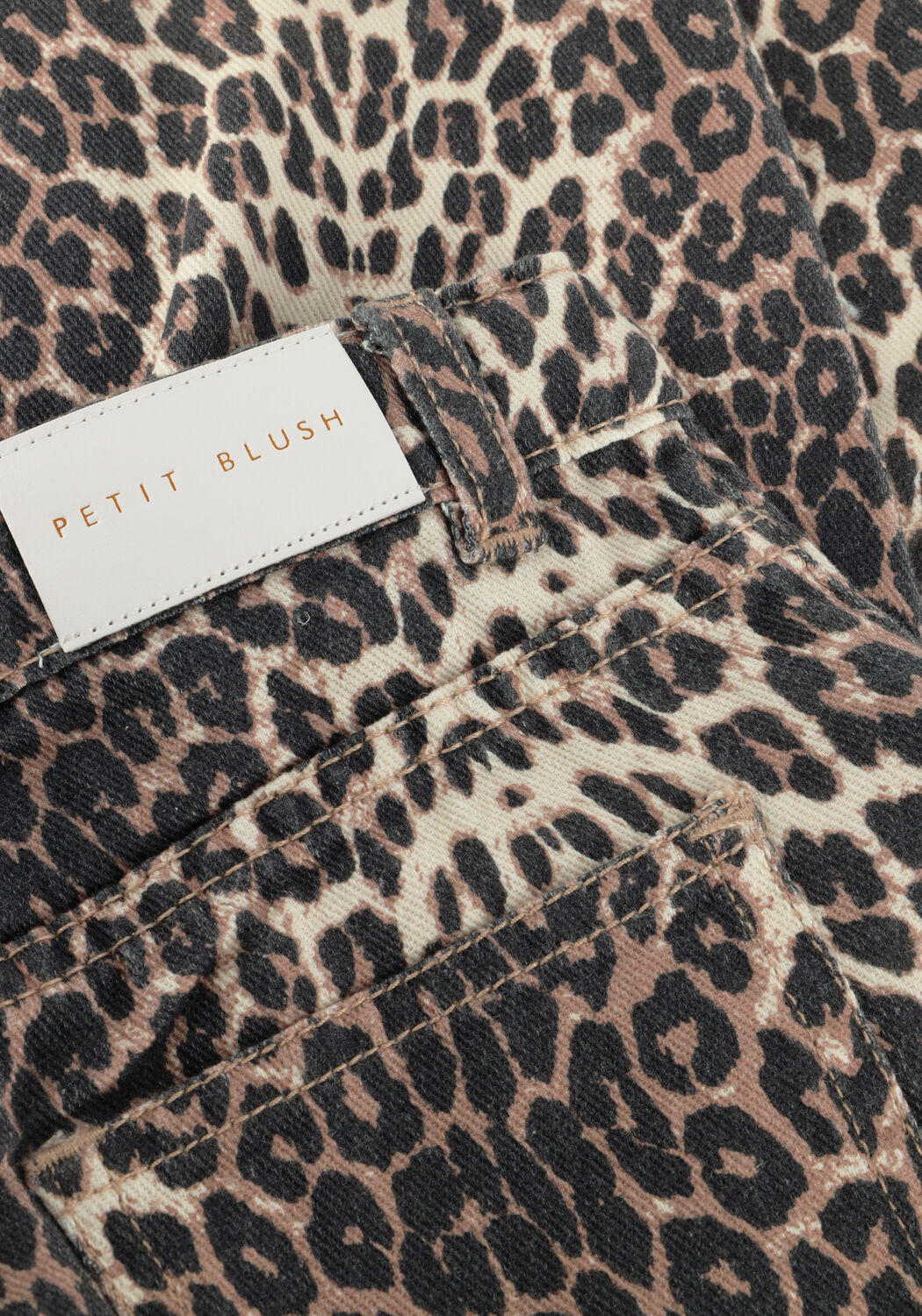 Braune PETIT BLUSH Wide jeans BALLON FIT JEANS - large