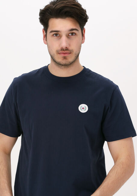 Dunkelblau WOODBIRD T-shirt OUR JARVIS PATCH TEE - large