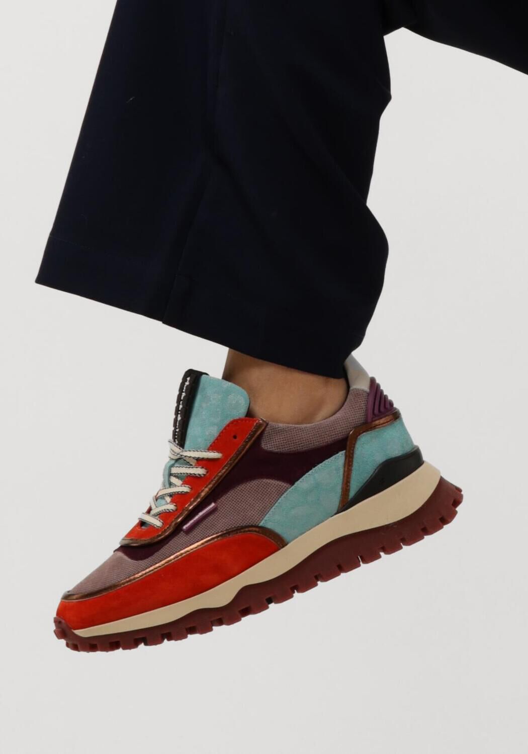 Rote FLORIS VAN BOMMEL Sneaker Low GROMMI 02.03 - large