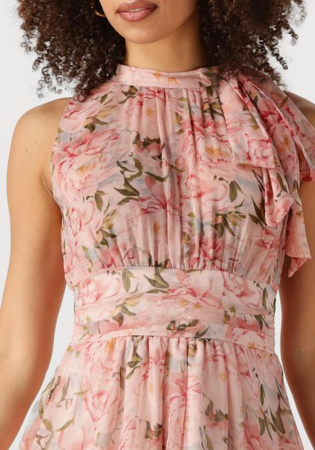 Hell-Pink NEO NOIR Maxikleid MARLI FLOWER CHIFFON DRESS - large
