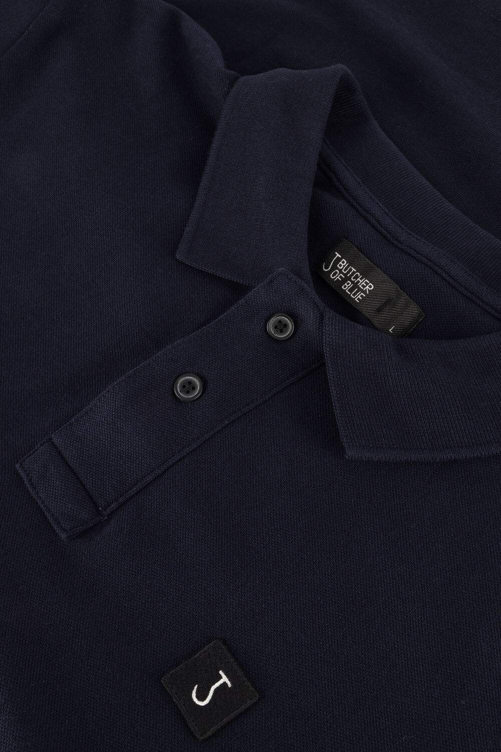 Dunkelblau BUTCHER OF BLUE Polo-Shirt ARMY PIQUE POLO - large