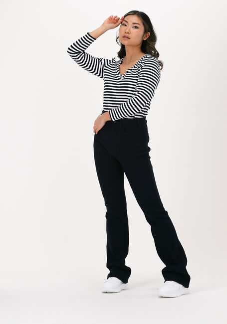 Blaue VANILIA Top STRIPE ROUND - large