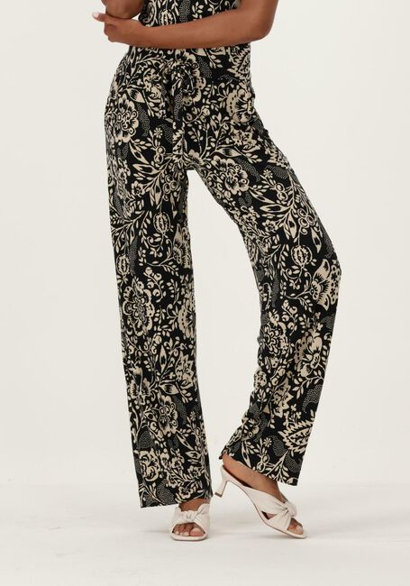 Schwarze VANILIA Chino FLORAL LOOSE CHINO - large