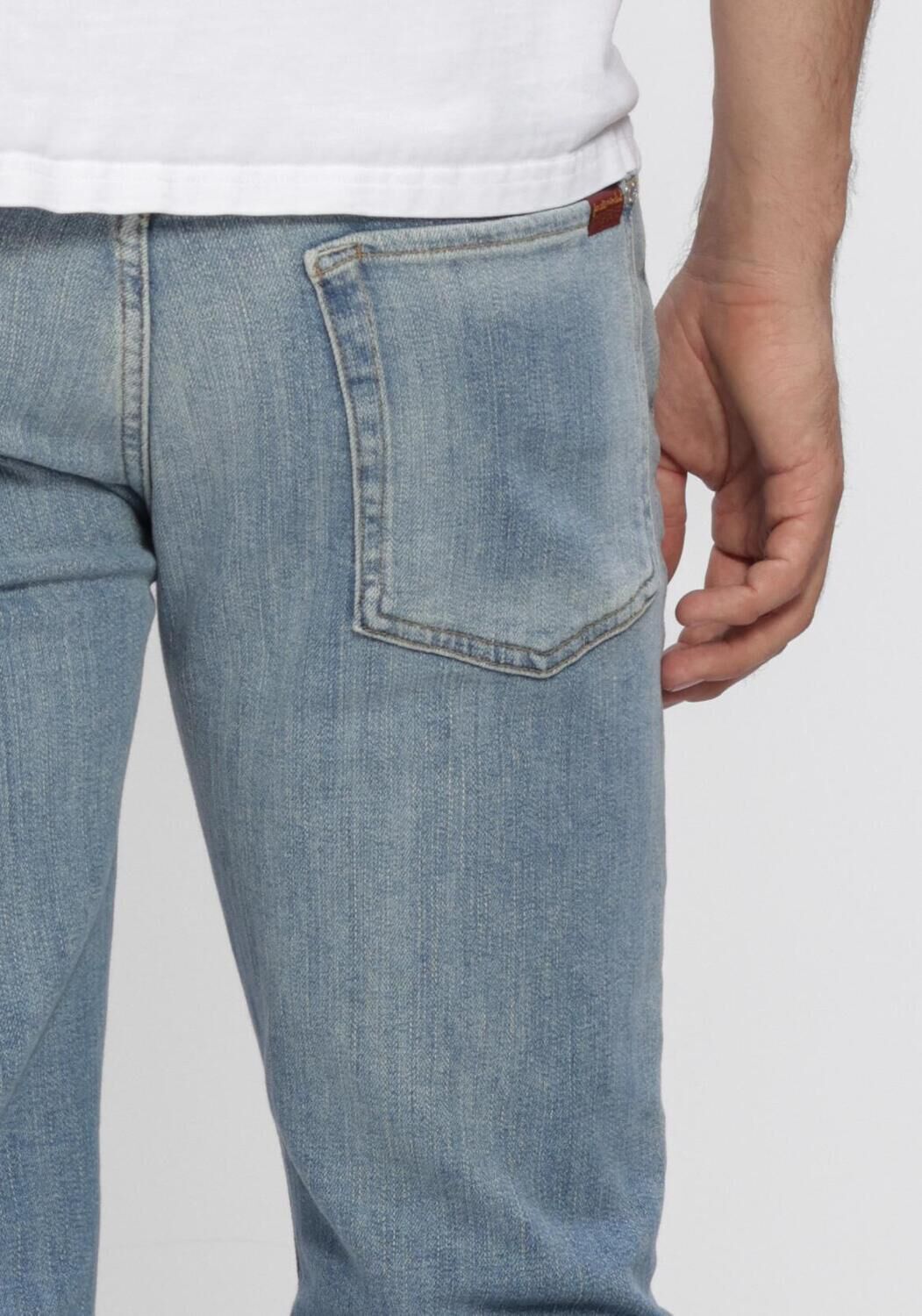 Blaue 7 FOR ALL MANKIND Straight leg jeans THE STRAIGHT 32" STEELWATER - large