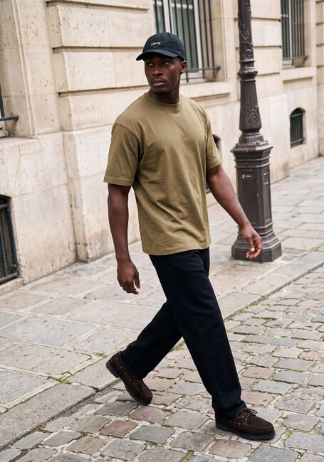 Schwarze FOR&Eacute;T Hose CLAY TWILL PANTS - large