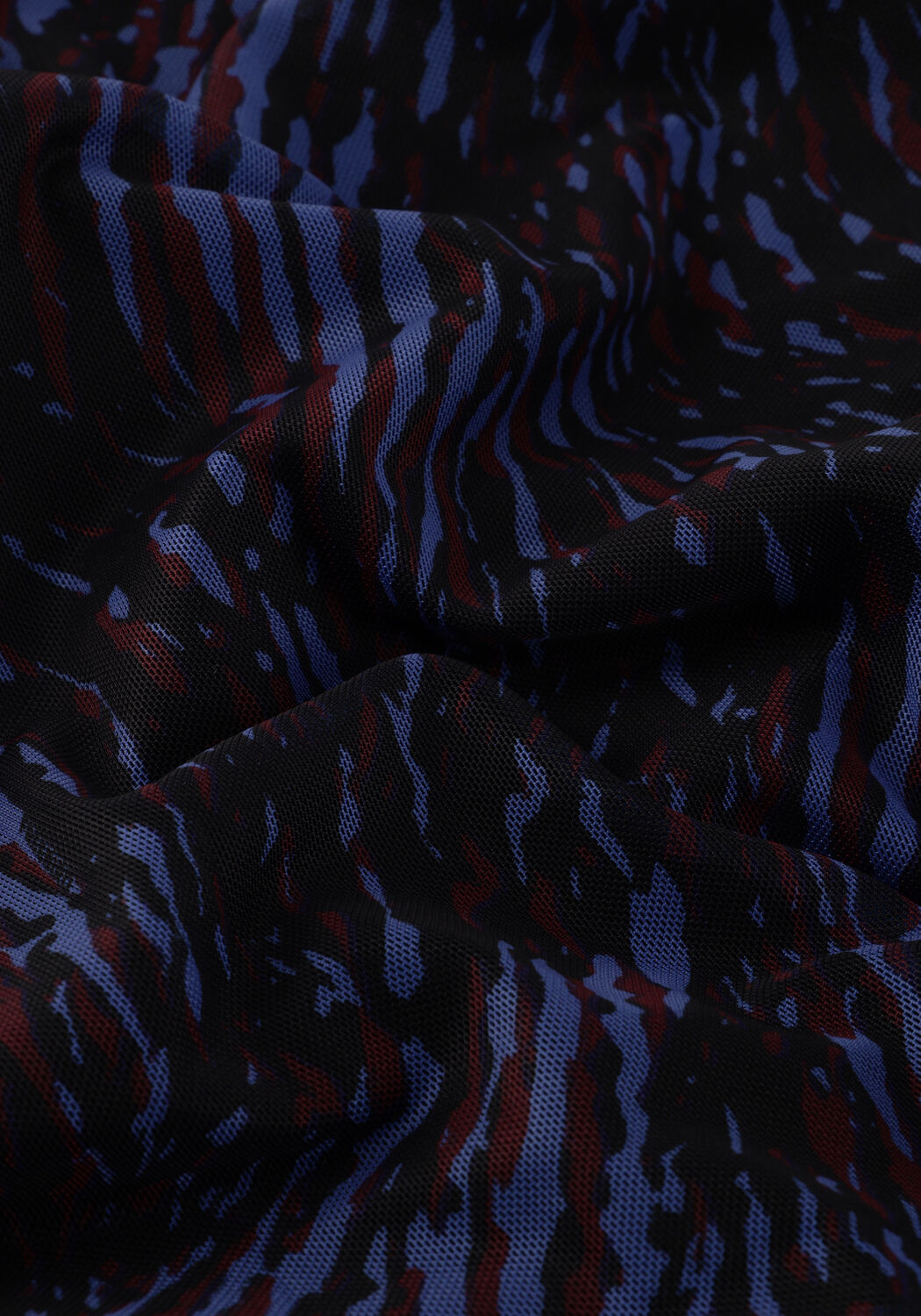 Hellblau FREEBIRD Midikleid JER-MESH-SPIRAL-PES-23-3 1 - large