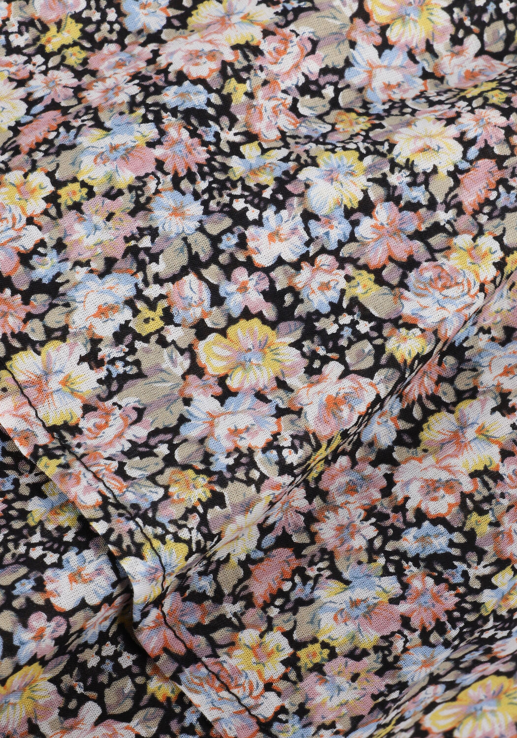 Mehrfarbige/Bunte COLOURFUL REBEL Minikleid SACHA VINTAGE FLORAL MINI SHIRT DRESS - large
