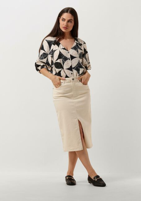 Sand OBJECT Midirock OBJELLEN MW MIDI TWILL SKIRT - large