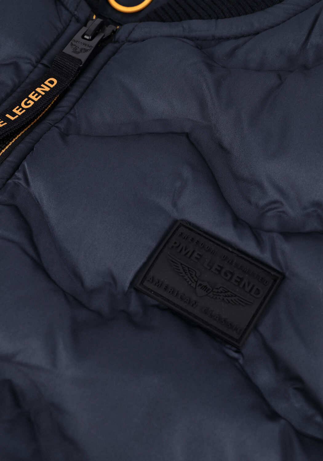 Blaue PME LEGEND Jack ZIP JACKET TERRY MIXED PADDED NYLON - large