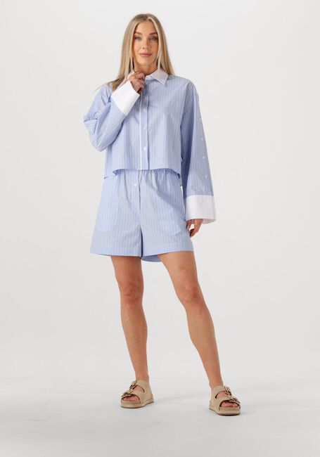 Blaue SECOND FEMALE Blusen ALANIS COMBI SHIRT - large