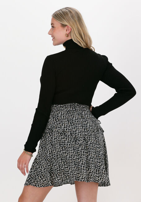 Schwarze SELECTED FEMME Pullover SLFCOSTINA LS KNIT RIB ROLLNEC - large