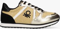 Goldfarbene BENETTON Sneaker low QUARREL MIX - medium