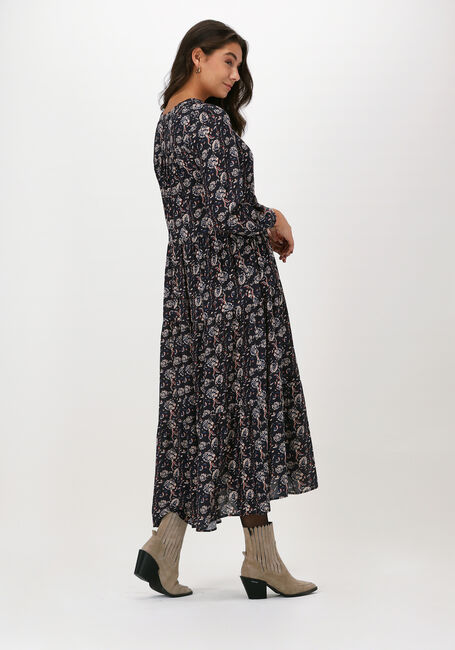 Schwarze BY-BAR Midikleid JULIA NIGHT FLOWER DRESS - large