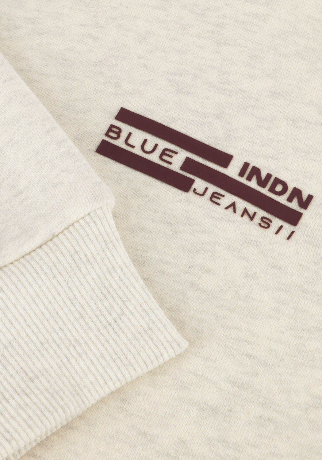 Beige INDIAN BLUE JEANS Pullover SWEATER BACKPRINT - large